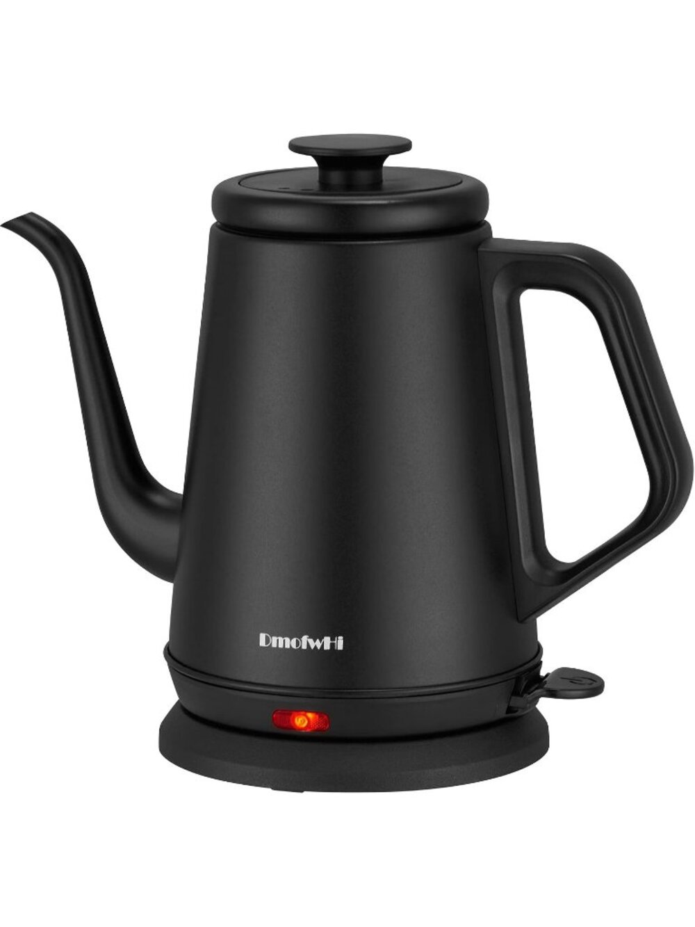 1.0L Matte Black Gooseneck Electric Kitchen Kettles Stainless Steel BPA Free